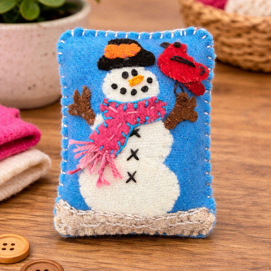 Frosty Snowman Pincushion - Grab and Go