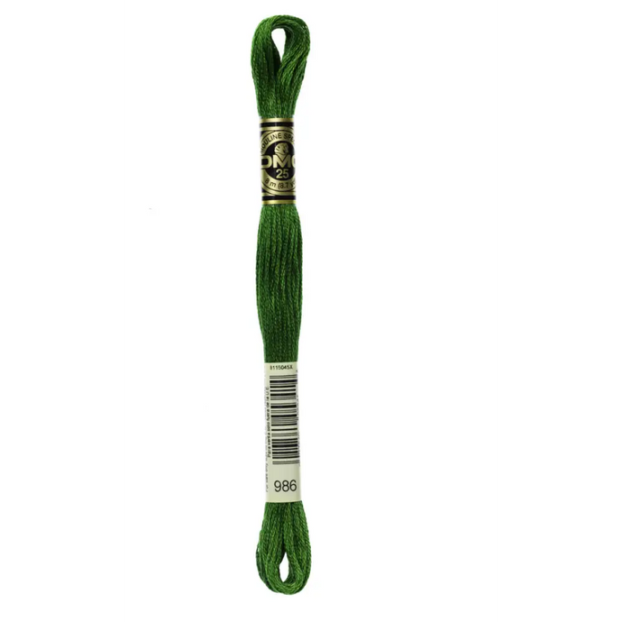 986 Very Dark Forest Green DMC Floss - Default