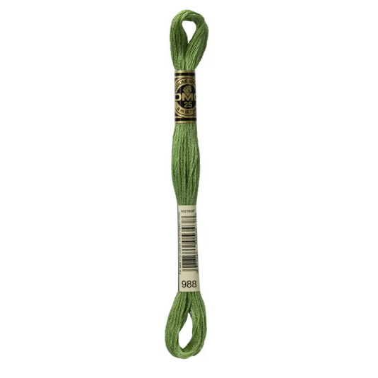 988 Medium Forest Green DMC Floss - Default