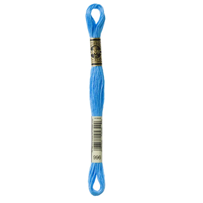 996 Medium Electric Blue DMC Floss - Default