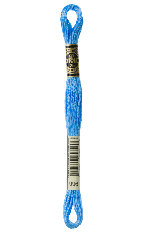 996 Medium Electric Blue DMC Floss - Default