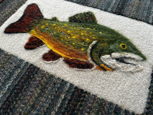 Needle Felted: Brook Trout