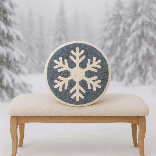 Cozy Flake Punch Pillow