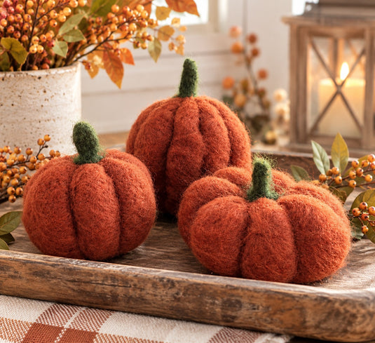 Needle Felting: The Great Pumpkin