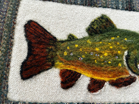 Needle Felted: Brook Trout