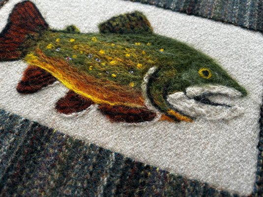 Needle Felted: Brook Trout