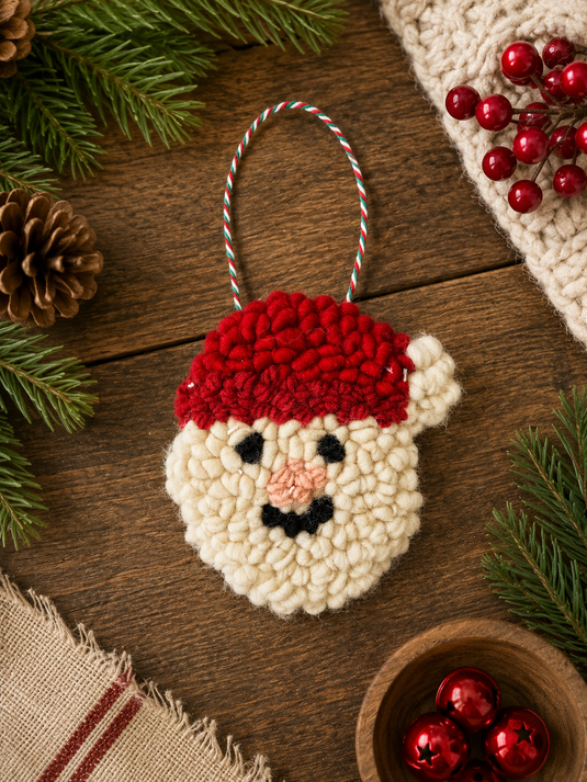 Santa Face Ornament