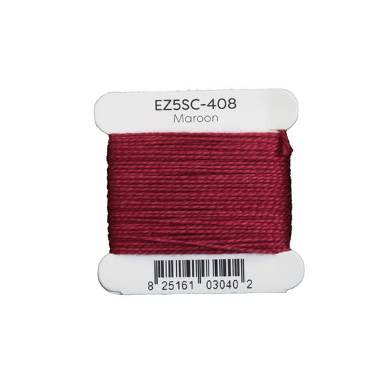 EZ5SC-408 Maroon Perle Cotton Thread