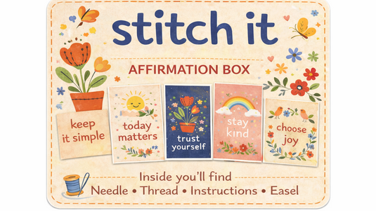 Stitch It!  Words of Affirmation Box