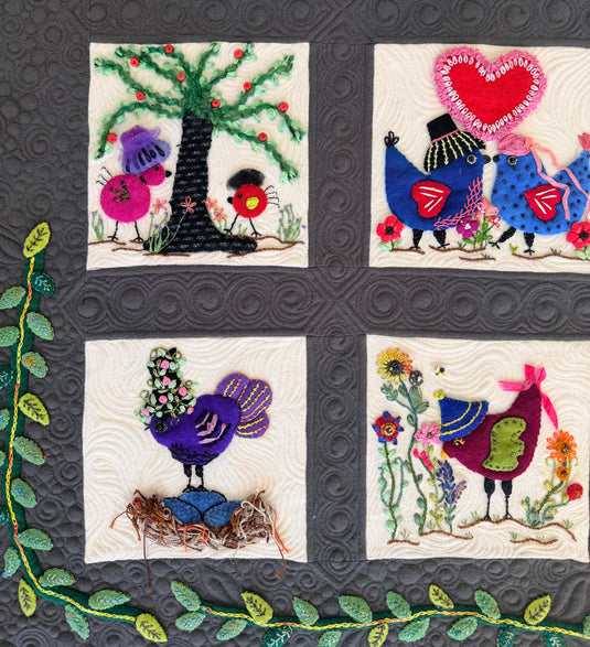 My Birds Wear Hats - Block of the Month Registration
