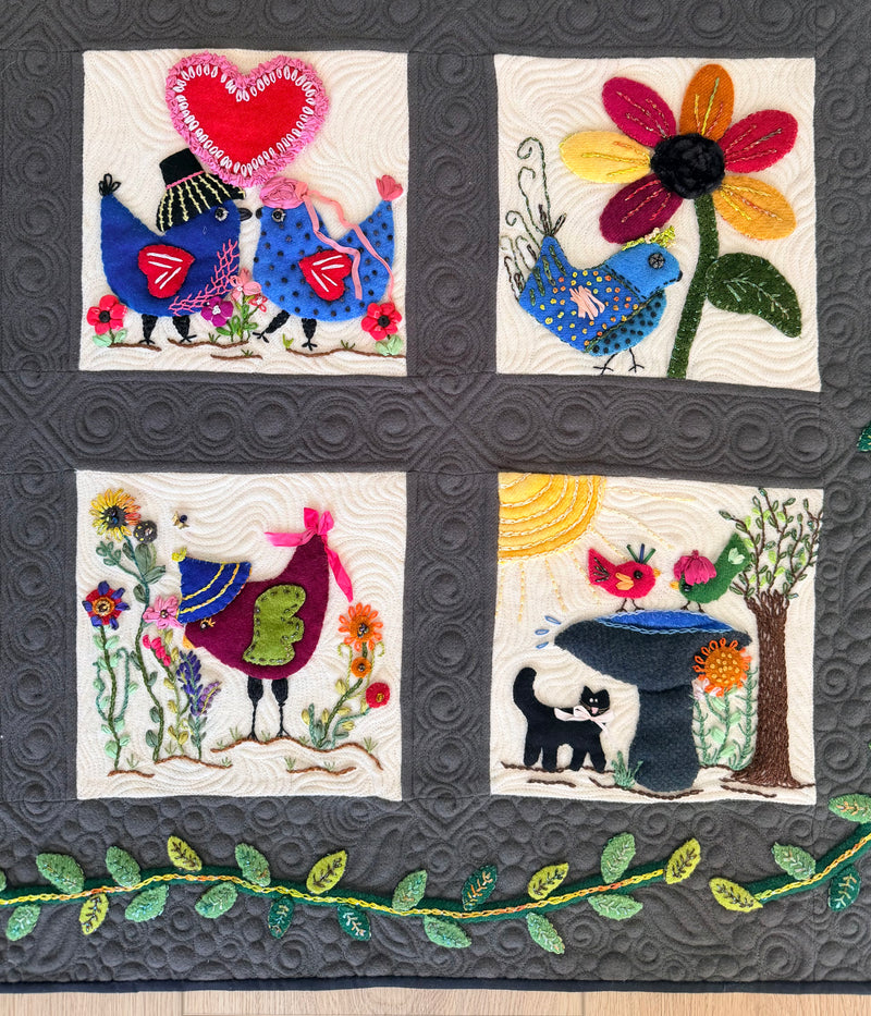 Load image into Gallery viewer, My Birds Wear Hats - Block of the Month Registration
