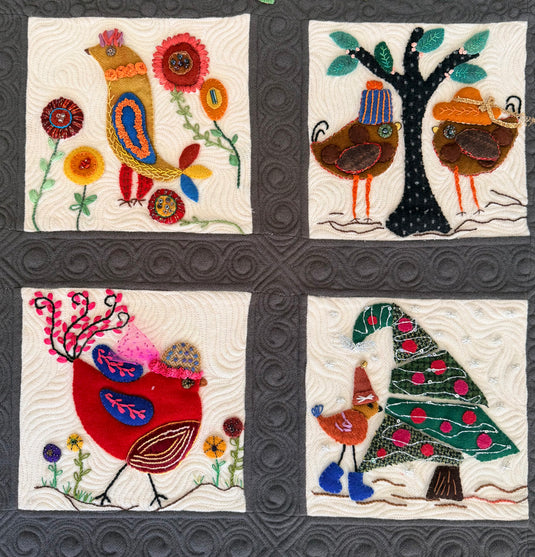 My Birds Wear Hats - Block of the Month Registration