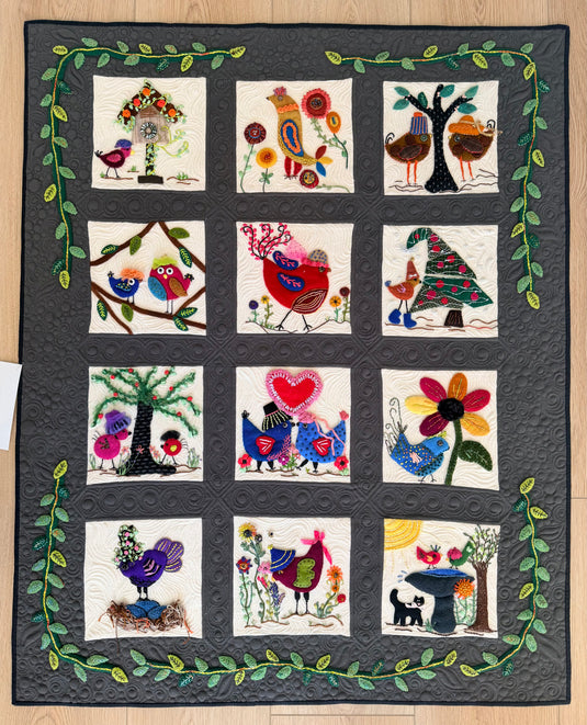 My Birds Wear Hats - Block of the Month Registration