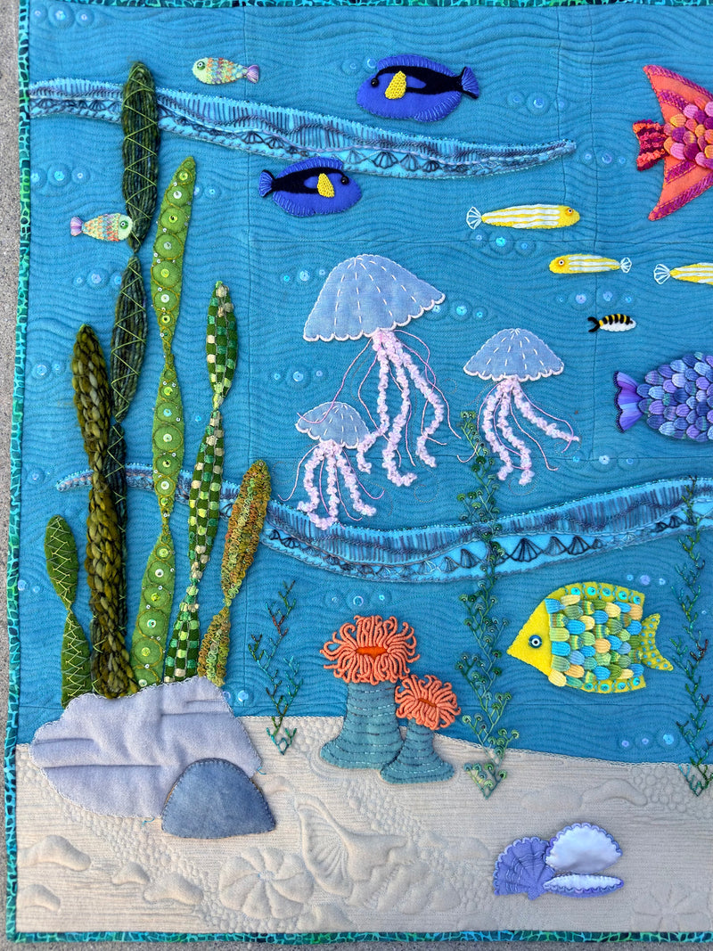 Load image into Gallery viewer, Ocean Reef Embellishment - Block of the Month
