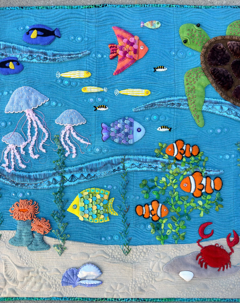 Load image into Gallery viewer, Ocean Reef Embellishment - Block of the Month
