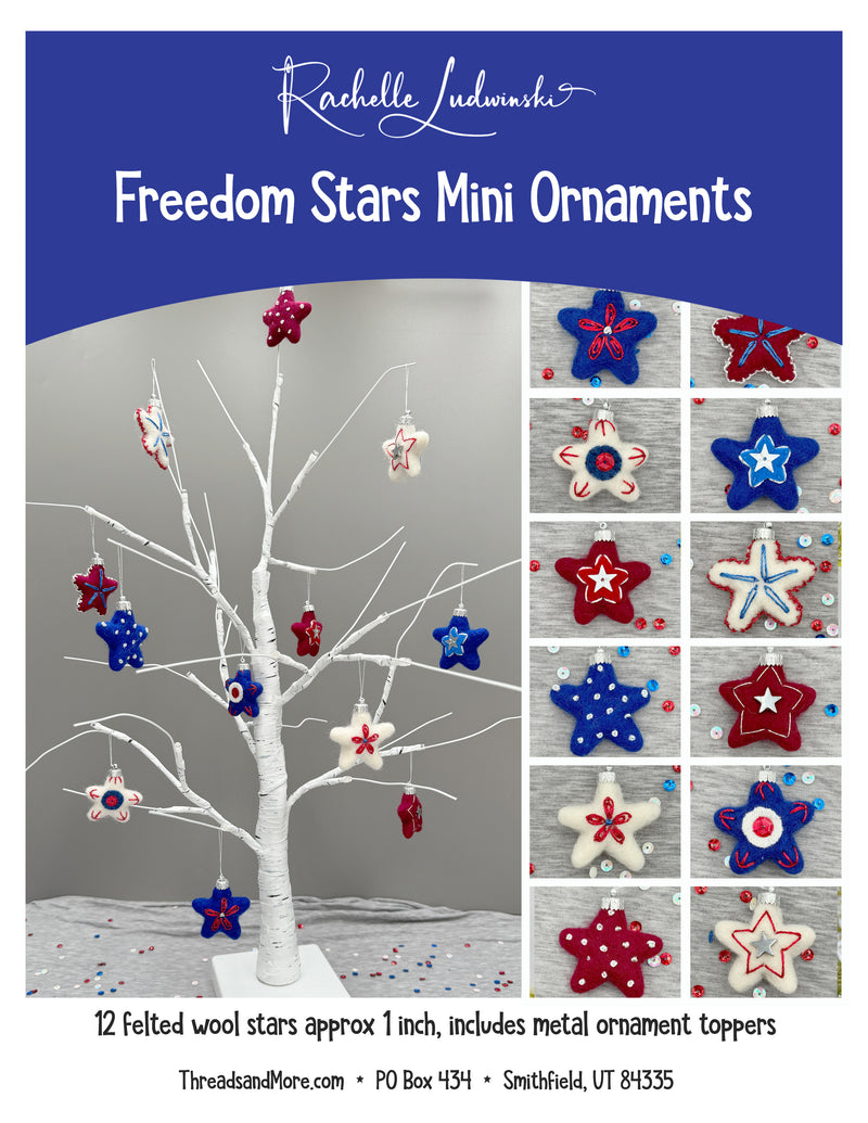 Load image into Gallery viewer, Freedom Stars Mini Ornaments
