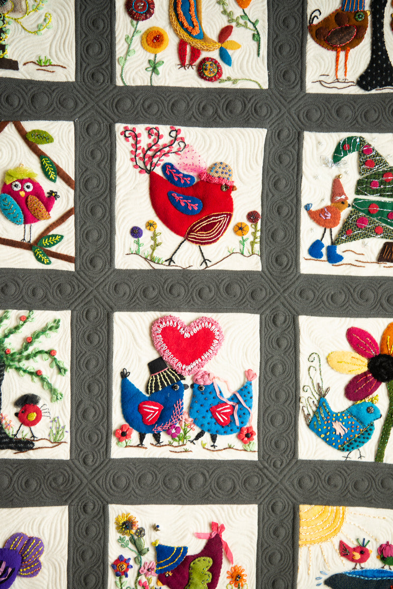 Load image into Gallery viewer, My Birds Wear Hats - Block of the Month Registration
