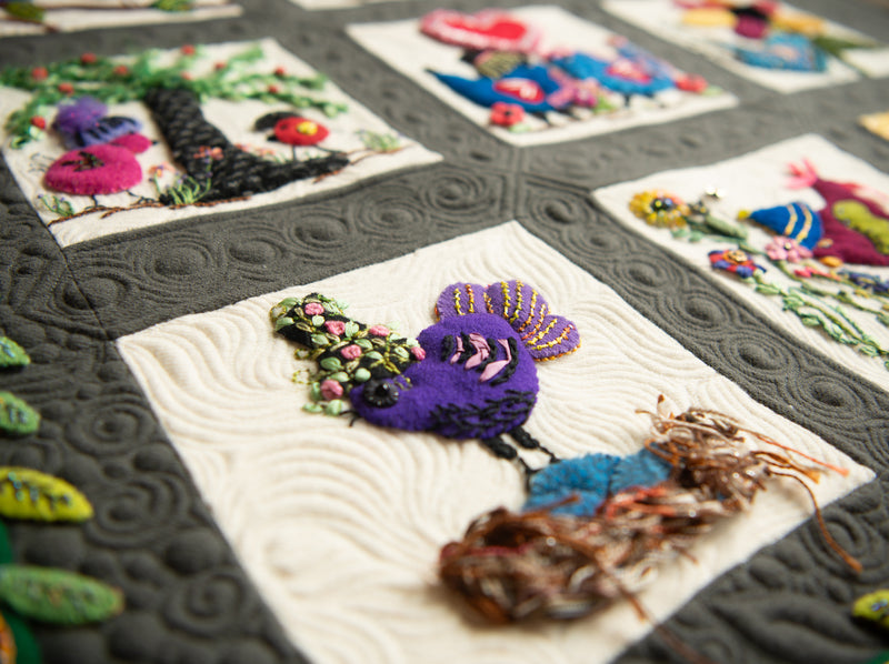Load image into Gallery viewer, My Birds Wear Hats - Block of the Month Registration
