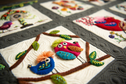 My Birds Wear Hats - Block of the Month Registration