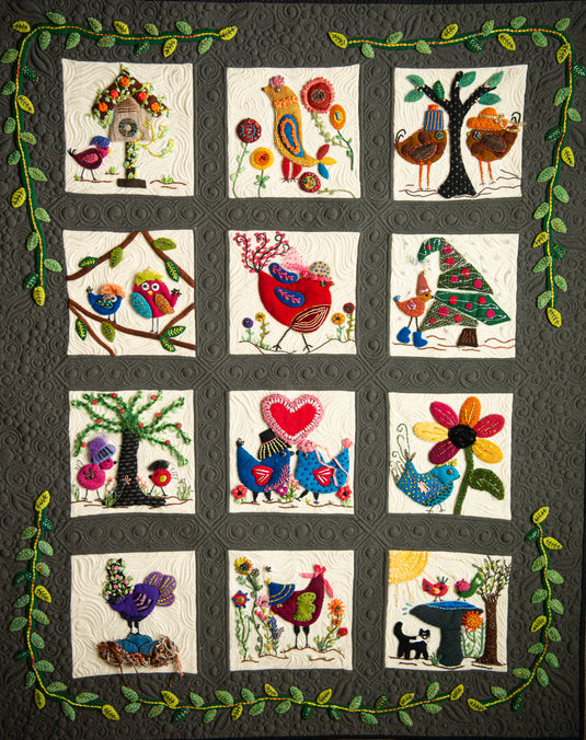 My Birds Wear Hats - Block of the Month Registration