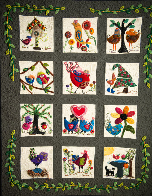 My Birds Wear Hats - Block of the Month Registration