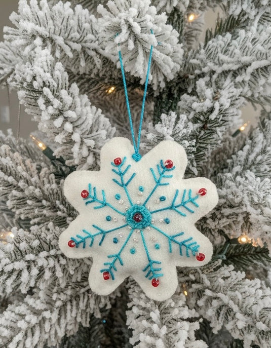 Frosty Snowflake Ornament