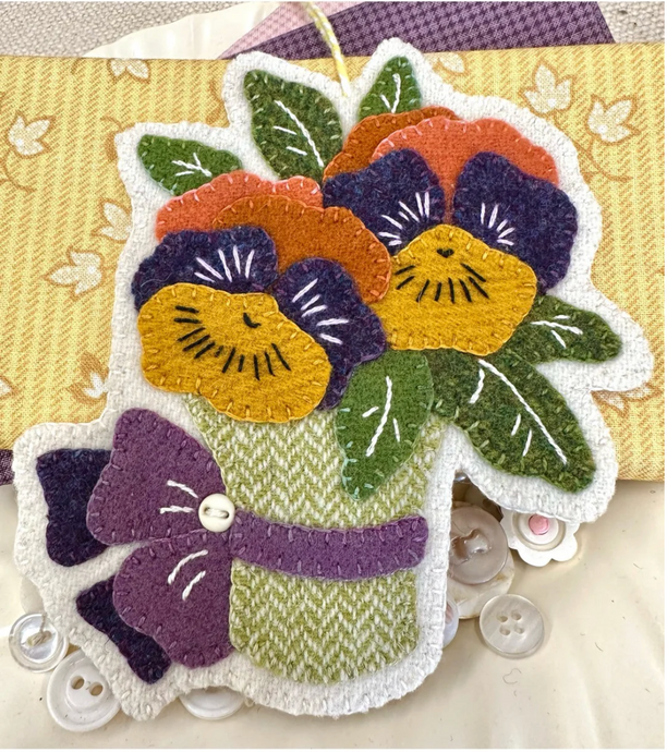 Pansy Ornament