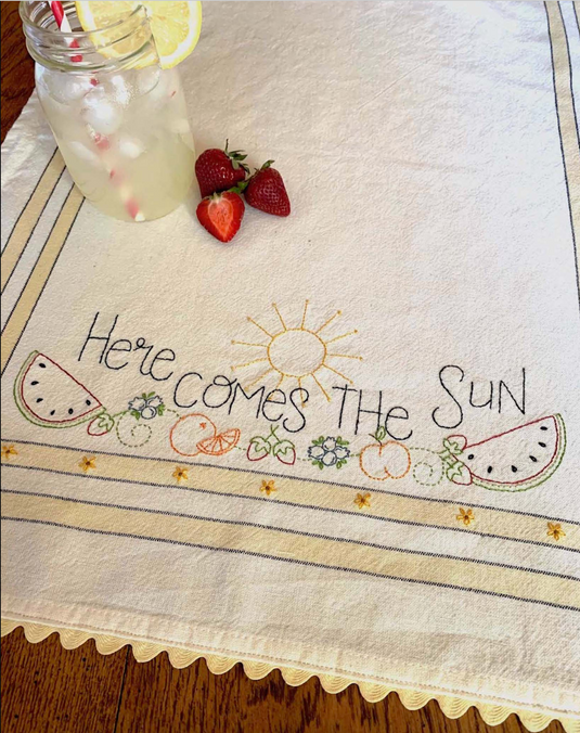 Bareroots Towel- Here Come The Sun #256