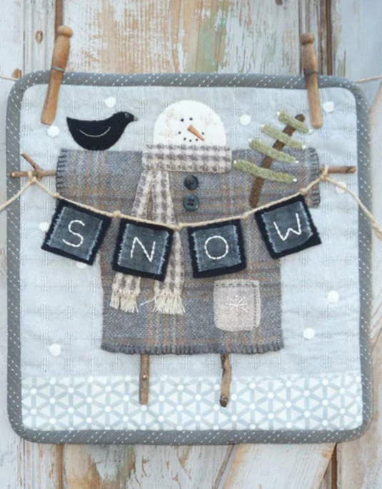 #385 Clothesline Snowman (January)