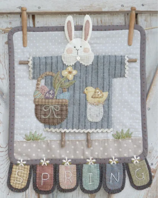 #389 Clothesline Bunny (April)