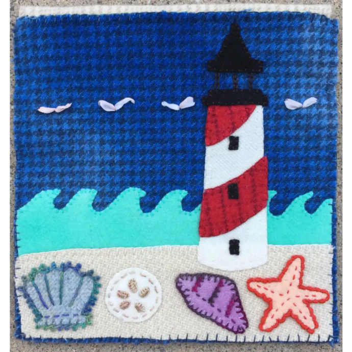 August Lighthouse Banner - Pattern - Default