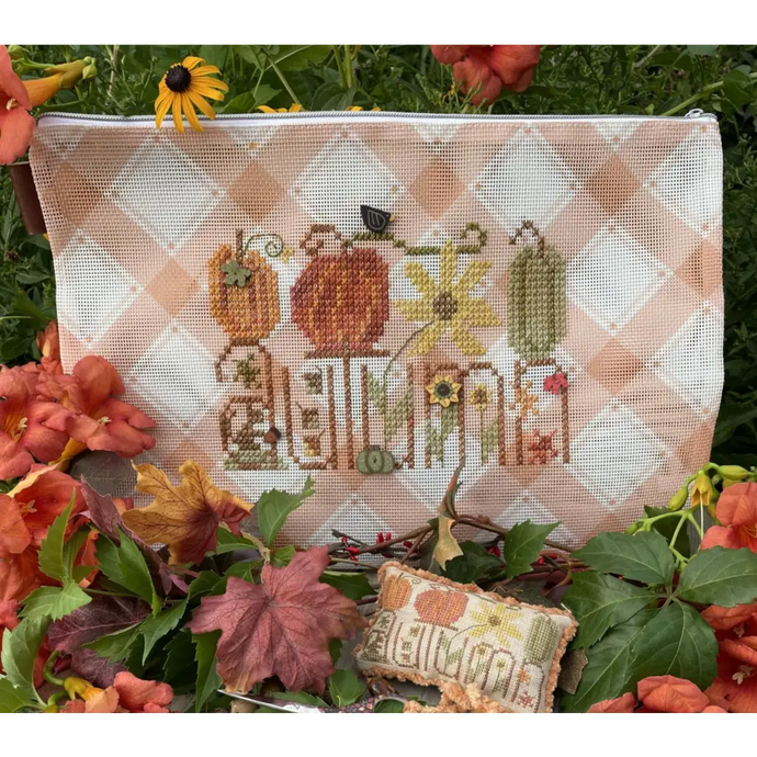 Autumn Mesh Bag with thread