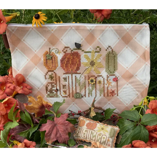 Autumn Mesh Bag with thread
