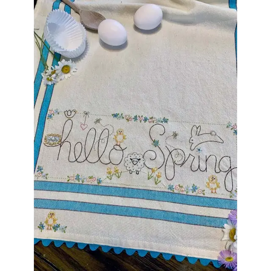 Bareroot Towel--Hello Spring