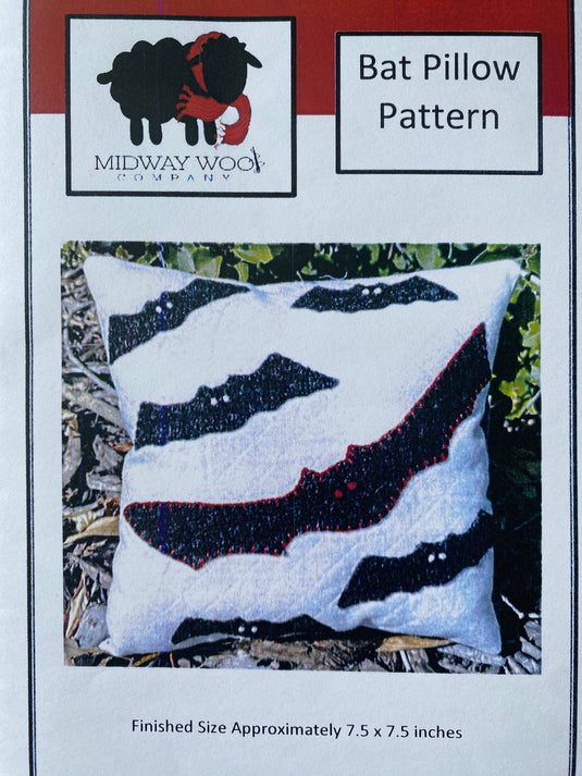 Bat Pillow Pattern - Pattern