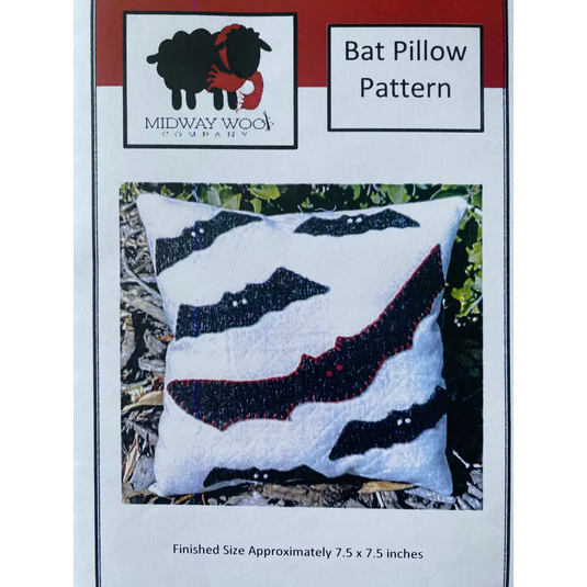 Bat Pillow Pattern - Pattern