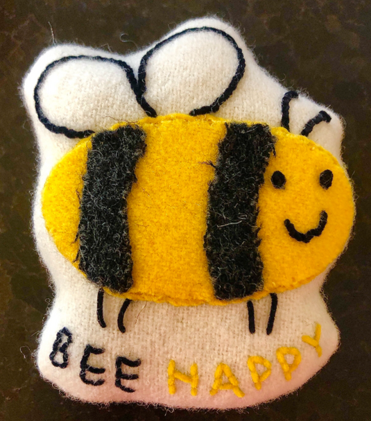 Bee Happy Pincushion - Pattern - Default