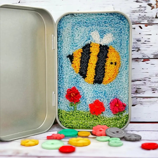 Bee Happy Punch Needle