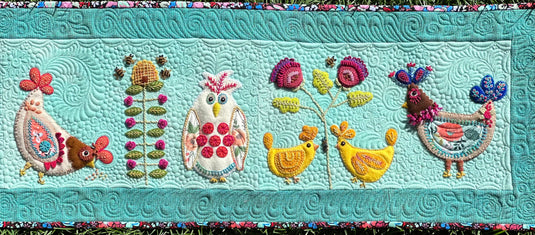 Chicken Scratch Runner - Kit with Pattern - Default
