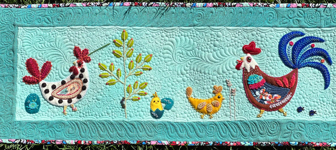 Chicken Scratch Runner - Kit with Pattern - Default