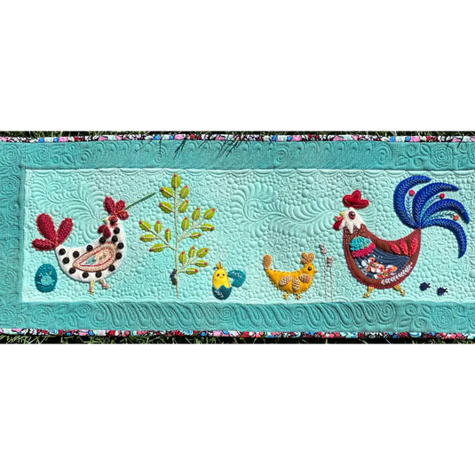 Chicken Scratch Runner - Kit with Pattern - Default