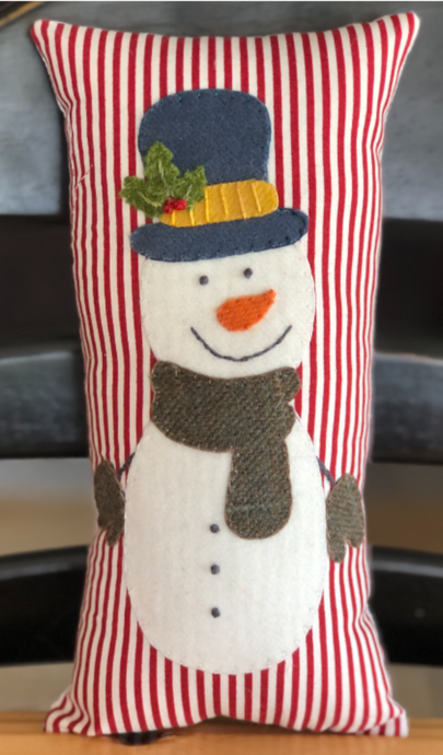 Christmas Bowl Filler Pillow: Snowman - Default