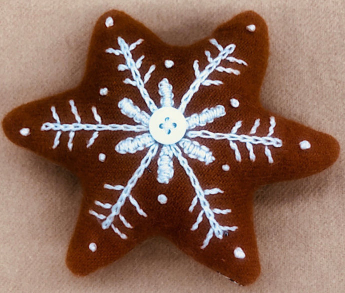 Christmas Bowl Filler Pillows: Gingerbread Cookie - Default