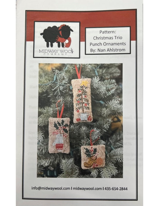 Christmas Trio Ornaments Punch Kit