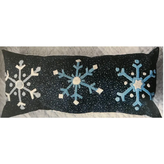 Dancing Snowflakes Pillow - Default