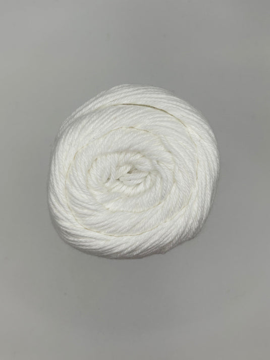 Dishie Worsted 100 gm Yarn - White - 28150 - Default