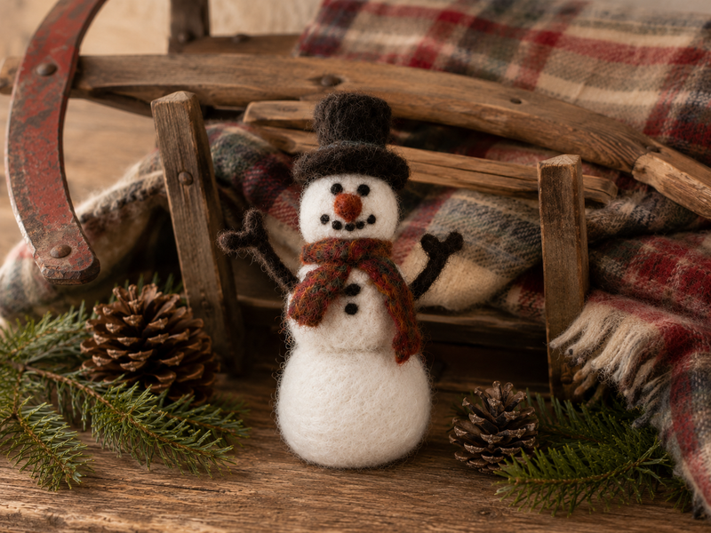 Load image into Gallery viewer, Needle Felting : Frosty Fellow
