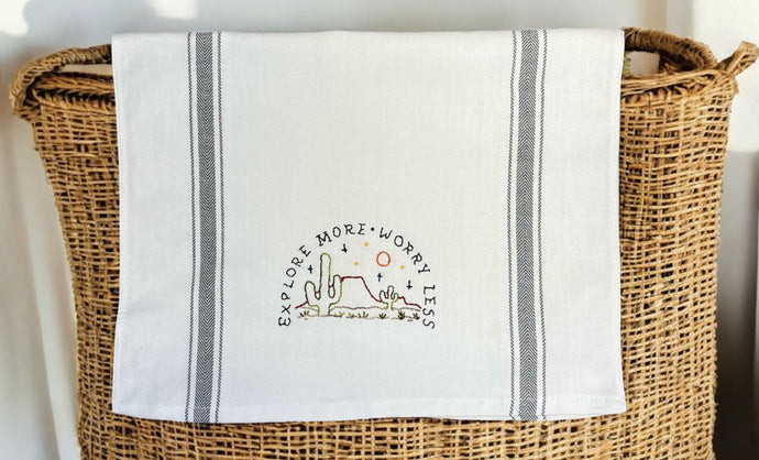 Explore More Simple Stitches Towel