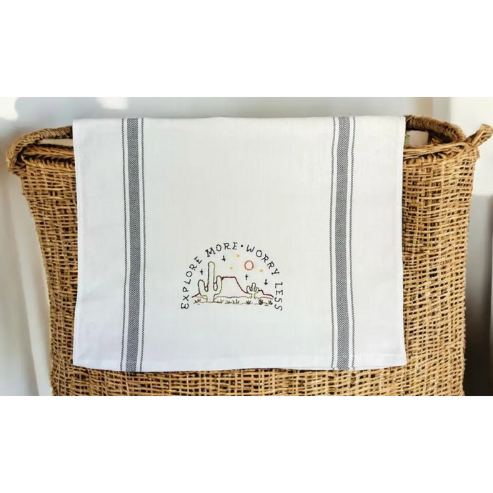Explore More Simple Stitches Towel