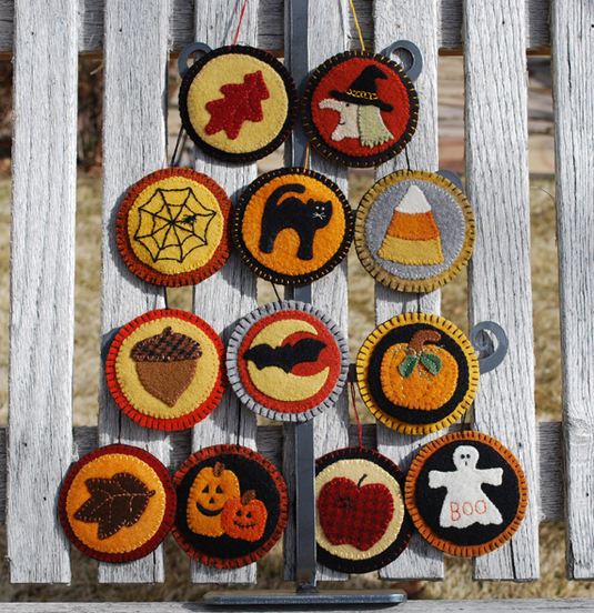 Fall & Halloween Ornaments - Pattern - Default